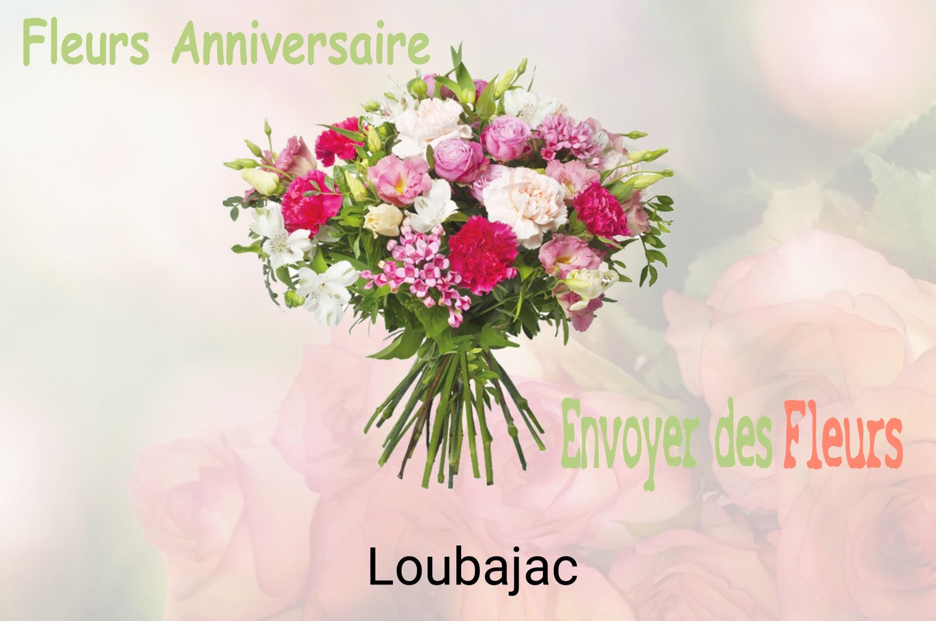 Bouquet de fleurs d’anniversaire livré à Loubajac